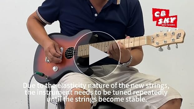 ギター 1y CB SKY 30 Inch Kids Acoustic Electric Guitar Beginner Kit