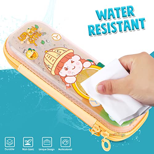 Image of Zest 4 Toyz Pencil Case of Girls EVA 3D Hardtop Pencil Box Stationary Items Kit Organizer for School Supplies Pencil Pouch for Kids Girls (Pack of 1) Random Color Dispatch