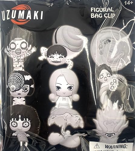 Monogram Junji Ito UZUMAKI - Clipe de bolsa para figura - Clipe de saco de espuma 3D em saco cego -