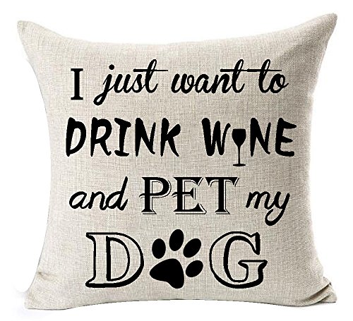 Best Dog Lover Gifts Nordic Sweet Funny Sayings I Just Want to Drink