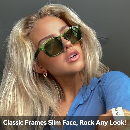 Dollger Square Polarized Sunglasses for Men Women Fashion Classic Designer Sunglasses Shades UV Protection3