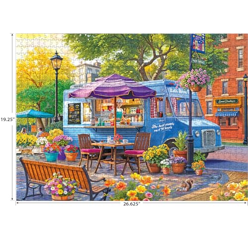 RoseArt Kodak Premium City Food Truck 1000 Piece Jigsaw Puzzle - image 5