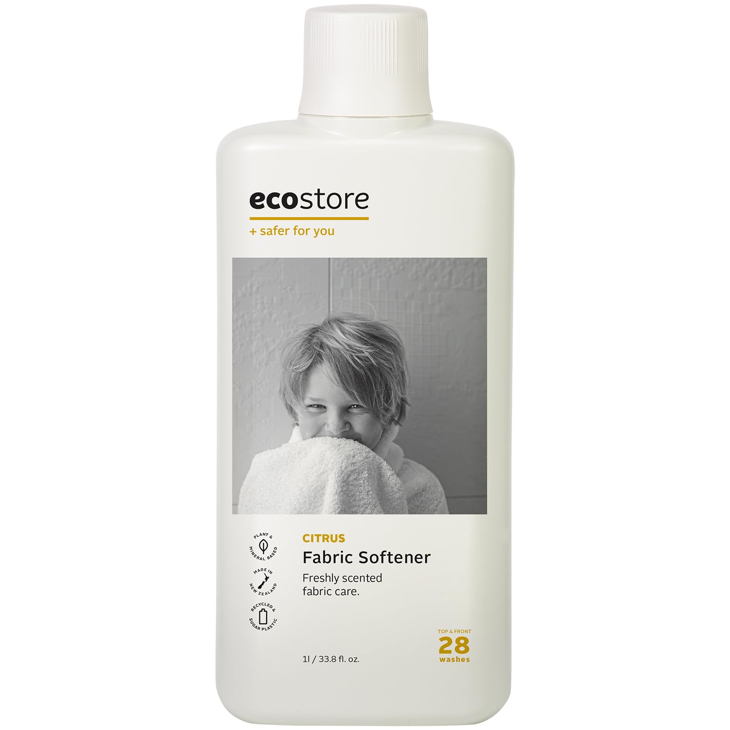 ecostore(エコストア) ファブリックソフナー 【シトラス】 1L 柔軟剤 柔軟仕上げ剤 洗剤 植物由来 肌にやさしい