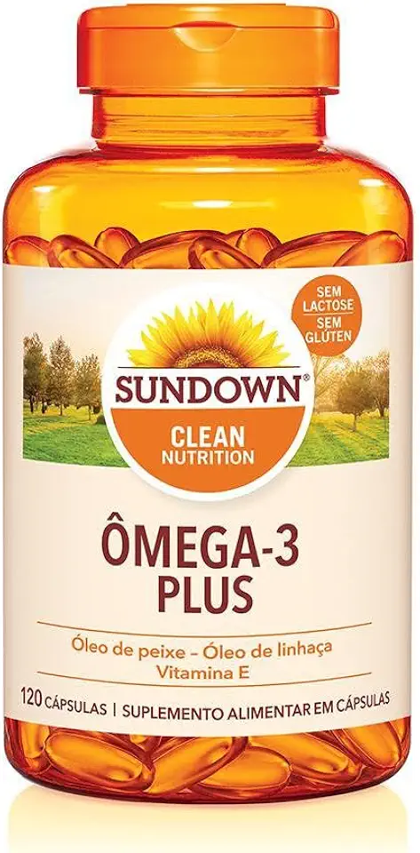 Sundown Ômega - 3 Plus Suplemento Alimentar 60 Cápsulas