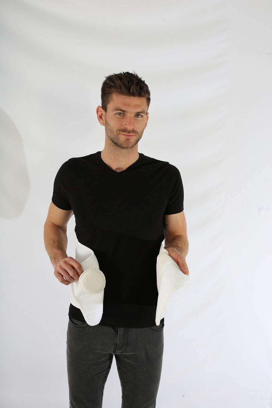 Antar AT04604 Waist Belt with Pad 270 g, 2X-Large, White, XXL
