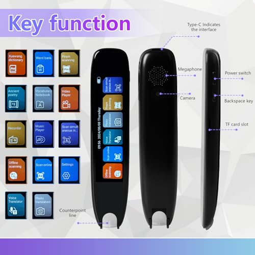 Upgrade-Scan-Translator-Pen142-Languages-Translator-Pen-Reading-Tool-for-DyslexiaLanguage-Translator-Smart-Pen-with-Voice-Photo-TranslationSupport-10-Languages-Offline-Scanning-Translation-64GB