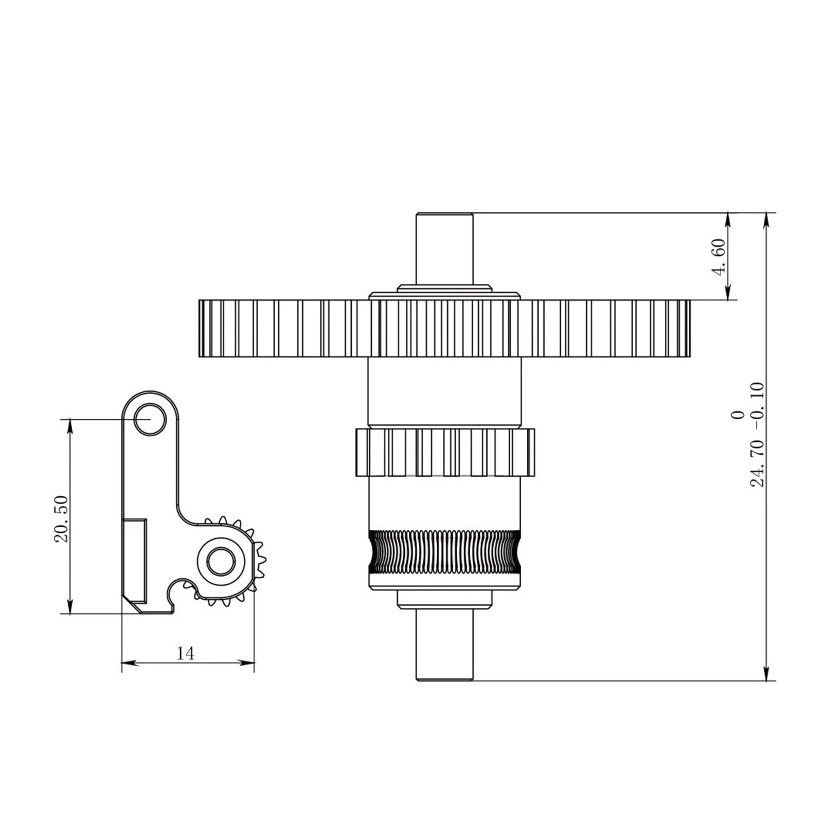 Kit Extrudeur Acier Trempé, Compatible avec Flashforge AD5M