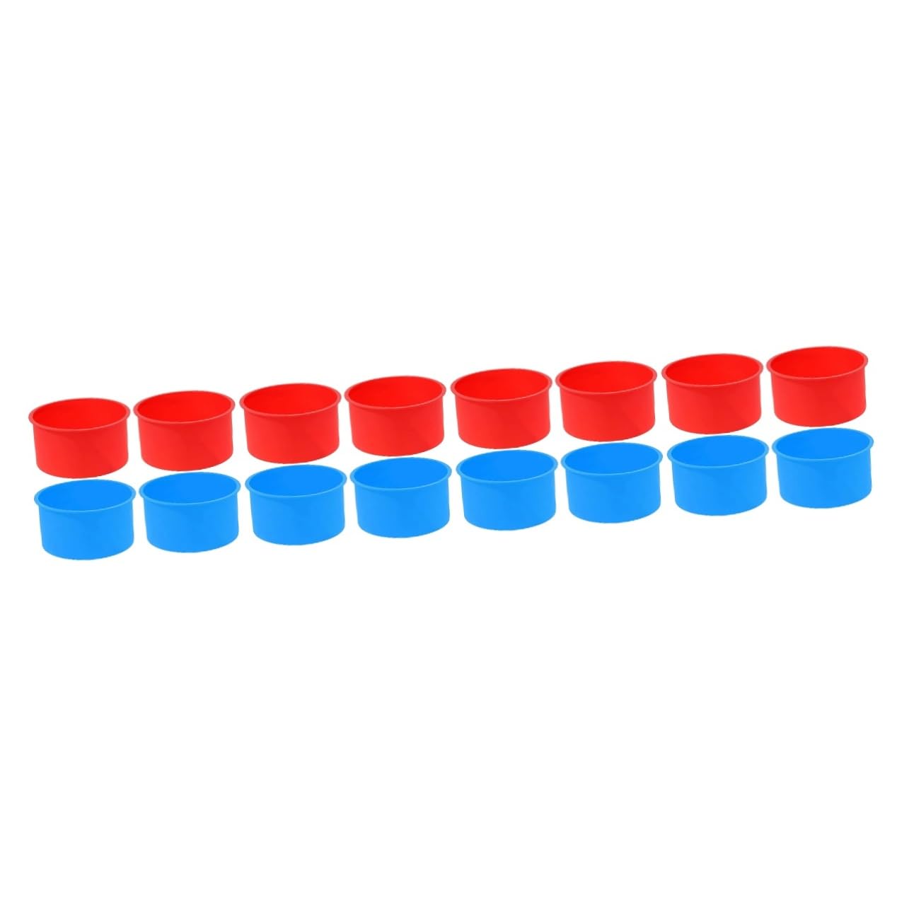 ifundom 16piezas Moldes De Silicona Para Pasteles Antiadherentes Moldes Redondos Para Hornear Queso y Tartas Para Repostería Casa