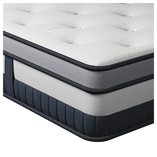 Full Mattress - Vesgantti 11 Inch Innerspring Multilayer Hybrid Full Size Mattress - Ergonomic Design with Memory Foam and Pocket Spring Mattress Full Size - Box Top Series Medium Firm Feel