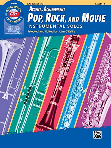 AOA Pop, Rock, and Movie Instrumental Solos: Alto Saxophone, Book & CD