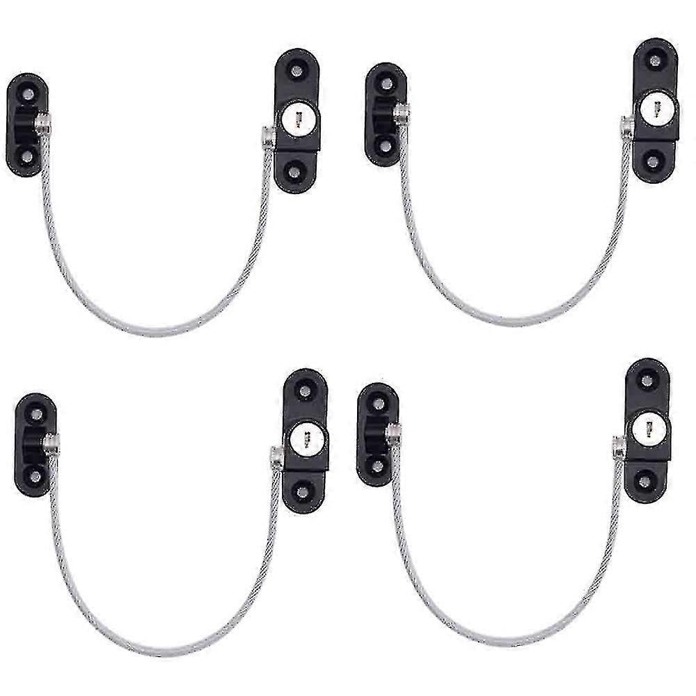 Joyhappst Image Color Christmas 4 Pcs Window Restrictor Locks Window Restrictors Baby Security Window Locks Window Locks Door Locks