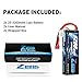 Zeee 2S Lipo Battery 7.4V 50C 5200mAh RC Lipo Batteries Hard Case with Deans Plug for 1/8 1/10 RC Vehicles Car Trucks Airplane Boats(2 Pack)