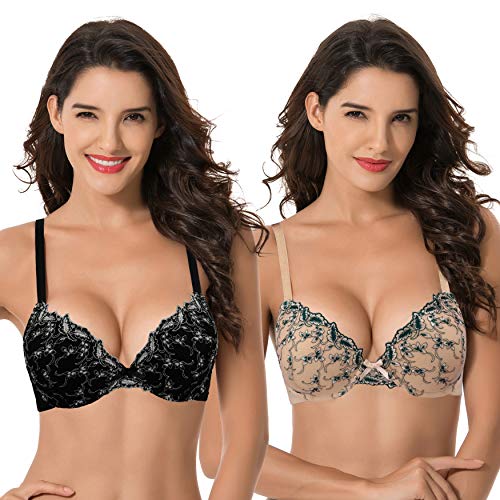 Sujetador con aros Curve Muse elimina las molestias de espalda realzando el busto en talla 85E