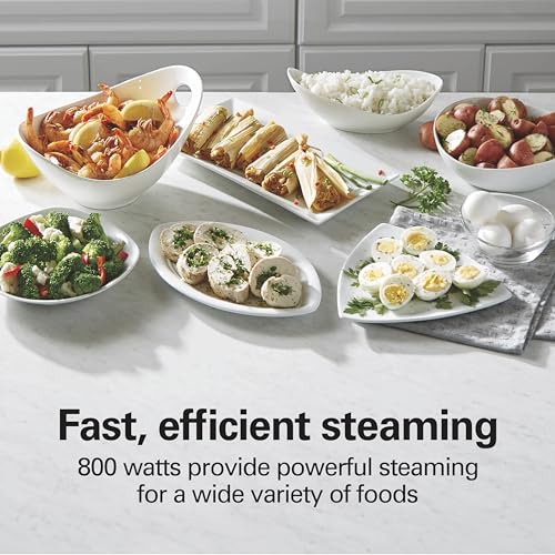 Hamilton Beach Electric Food Steamer, Rice Cooker & Egg Boiler - image 6