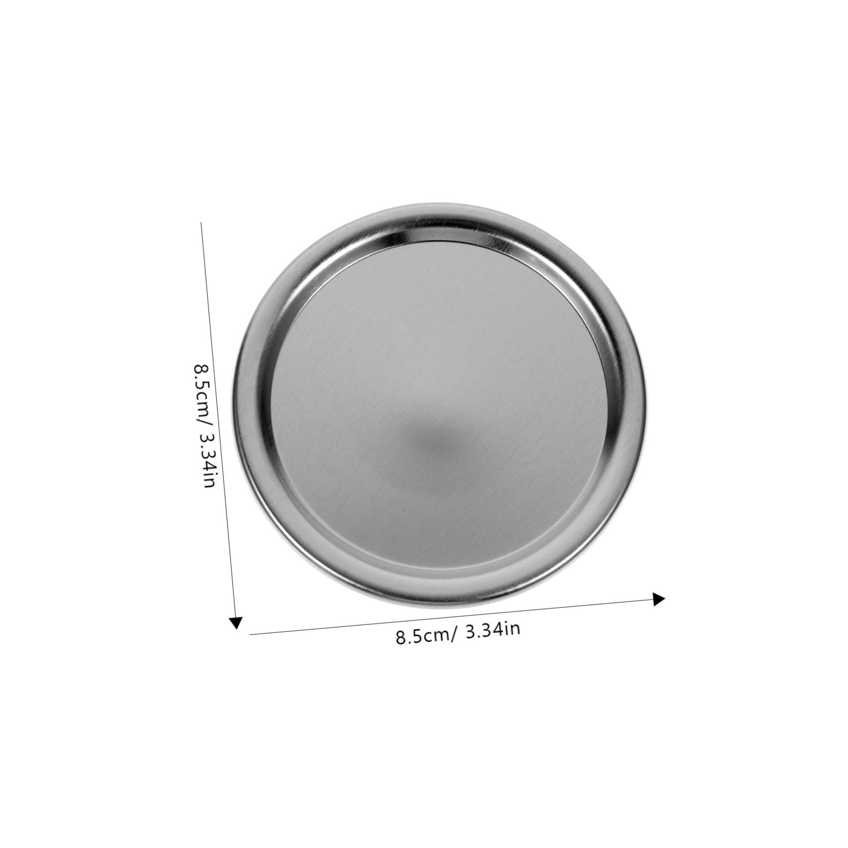 LIFKOME 48 pièces Lot de Couvercles Métalliques Séparés pour Bocaux à Large Ouverture Couvercles Réutilisables Étanches et pour Conservation Alimentaire Protection et Polyvalente