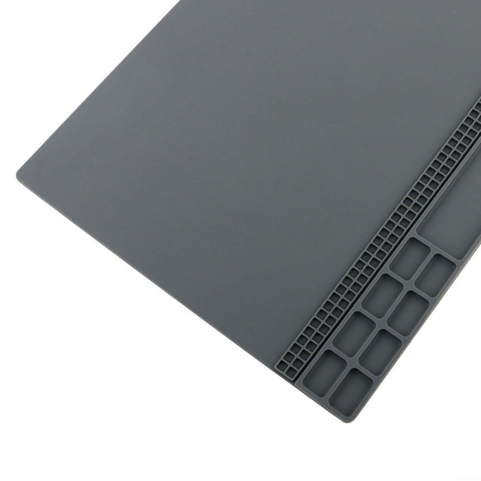1 x Lötmatte aus Silikon, hitzebeständige Isolierung, 40 x 30 cm, rutschfest, für Lötkolbenreparaturen, Elektronik-Wartung, Mobiltelefone,