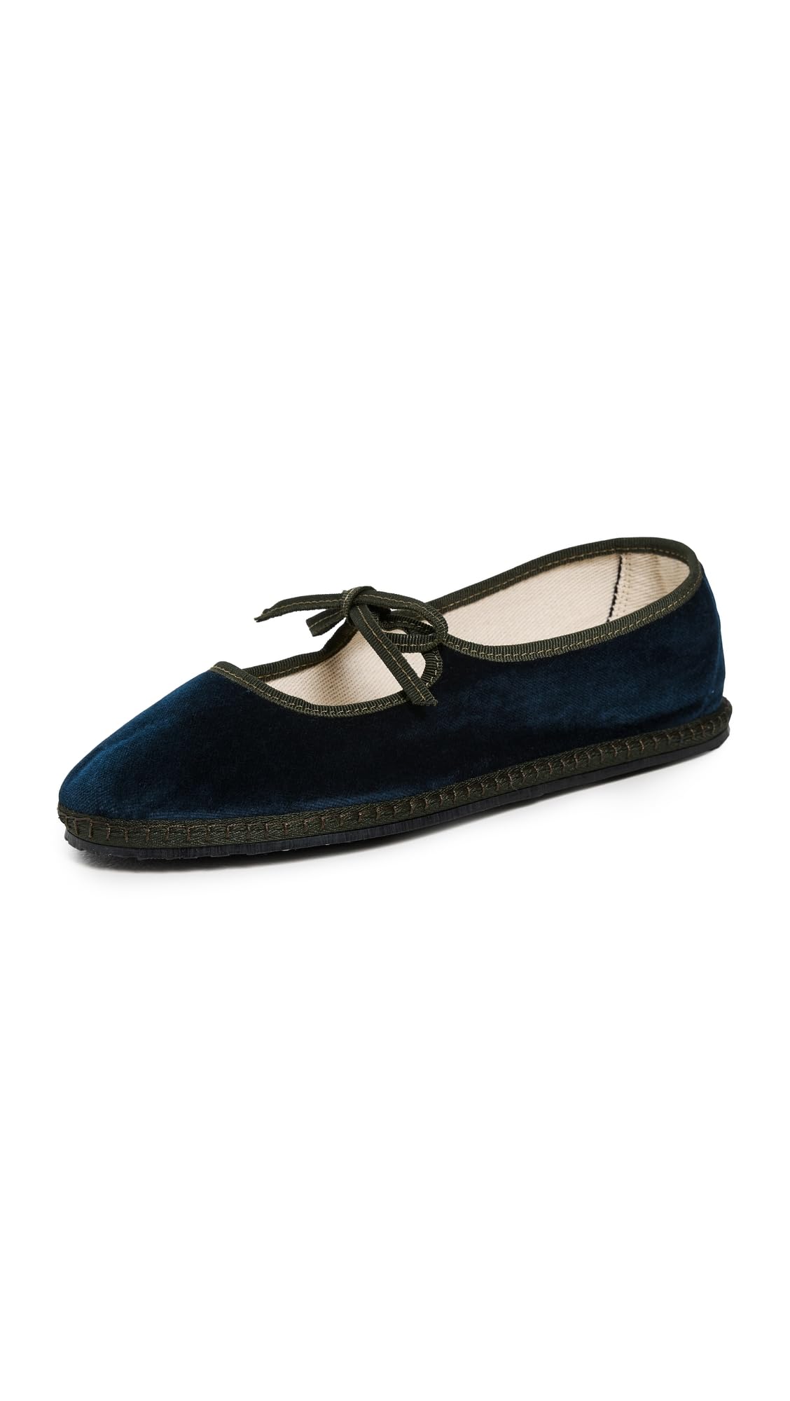 ViBi VENEZiA Women's Brigitte Velvet Mary Jane Flats