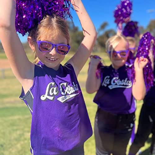 ROSHAMBO Unbreakable Kids Sunglasses – Girls Boys Youth 5-10 years – Polarized Lens, Assembled in USA, Daphne (Violet)3