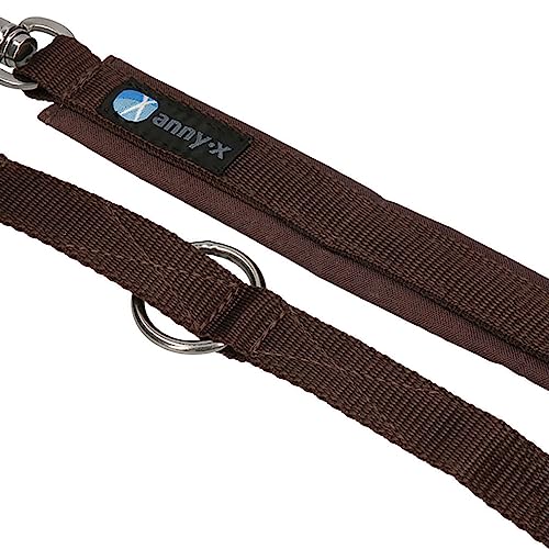 anny-x teilgepolsterte Führleine Classic Bolt Fun braun braun 3m