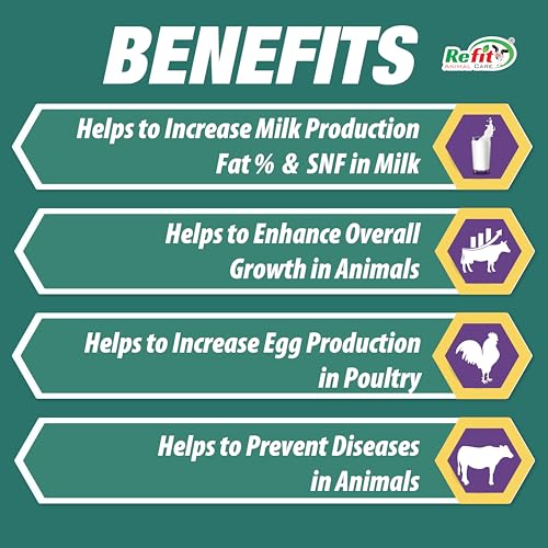 Image of REFIT ANIMAL CARE Chelated Mineral Mixture for Cow, Buffalo, Cattle, Goat, Sheep & Poultry, 5 Kg, Minfeed