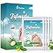 Produktbild 4 Paar Fußmaske MayBeau Hornhaut Socken zu Entfernung Exfoliating Fußpflege Set mit Gurke Duft Fuß Hornhautentferner Fuß Peeling Maske Erhalten Samtweiche Babyfüße in 2-7 Tagen [Neue Version]
