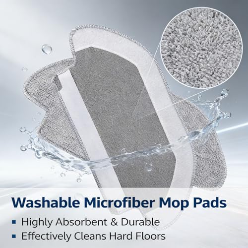 Image of SONGRUI 10PCS Replacement Accessories Compatible with MI Robot Vacuum-Mop P, Xiaomi S10, Viomi SE, Includes 1 Main Roller Brush, 2 Mop Pads, 4 Side Brushes, 2 HEPA Filters & 1 Cleaning Brush