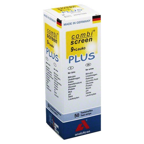 COMBISCREEN 9 + Leuko Plus Tes 50 tiras de prueba de COMBISCREEN