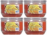 Mainstays 11.5oz Scented Candle, Cranberry Mandarin 4-Pack