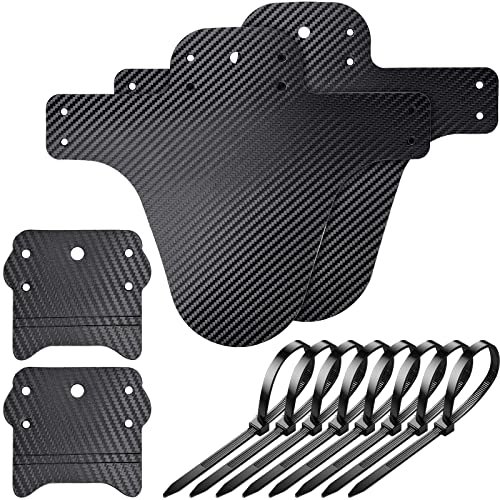 CHUNWILL Parafango MTB Anteriore e Posteriore Compatibile per Bloccare Il Fango su Biciclette e Mountain Bike per Adatta alla Maggior Parte delle Mountain Bike