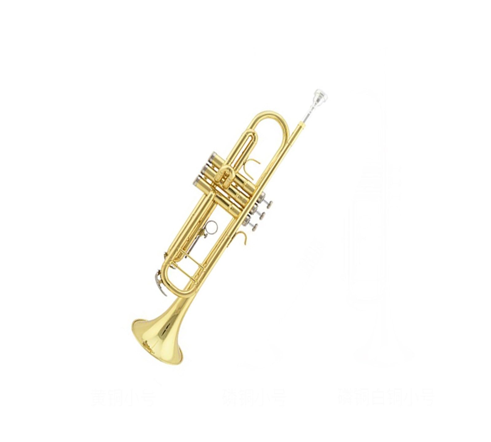trąbka instrument Trąbka B posrebrzana dla początkujących do występów na orkiestrę dętą