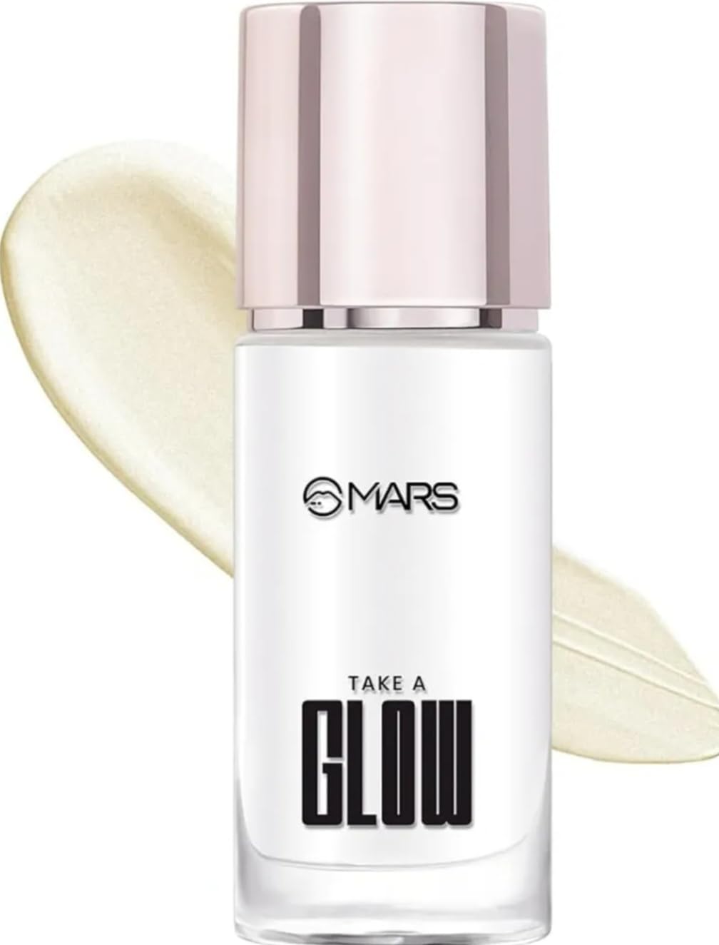 MARS Take A Glow Illuminating Primer + Strobe Cream | 3-in-1 Formula: Moisturiser, Face Primer & Highlighter | Enrished with Jojoba Oil, Madecassoside & Ectoin (30ml) (02-LIGHT BEAM)-image-11