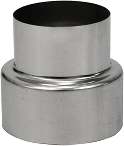 Miniatura 2 de Bothyi Adaptador de tubo de estufa Reducción de tubería de conexión de chimenea, conector reductor de chimenea, para suministros de alpinismo