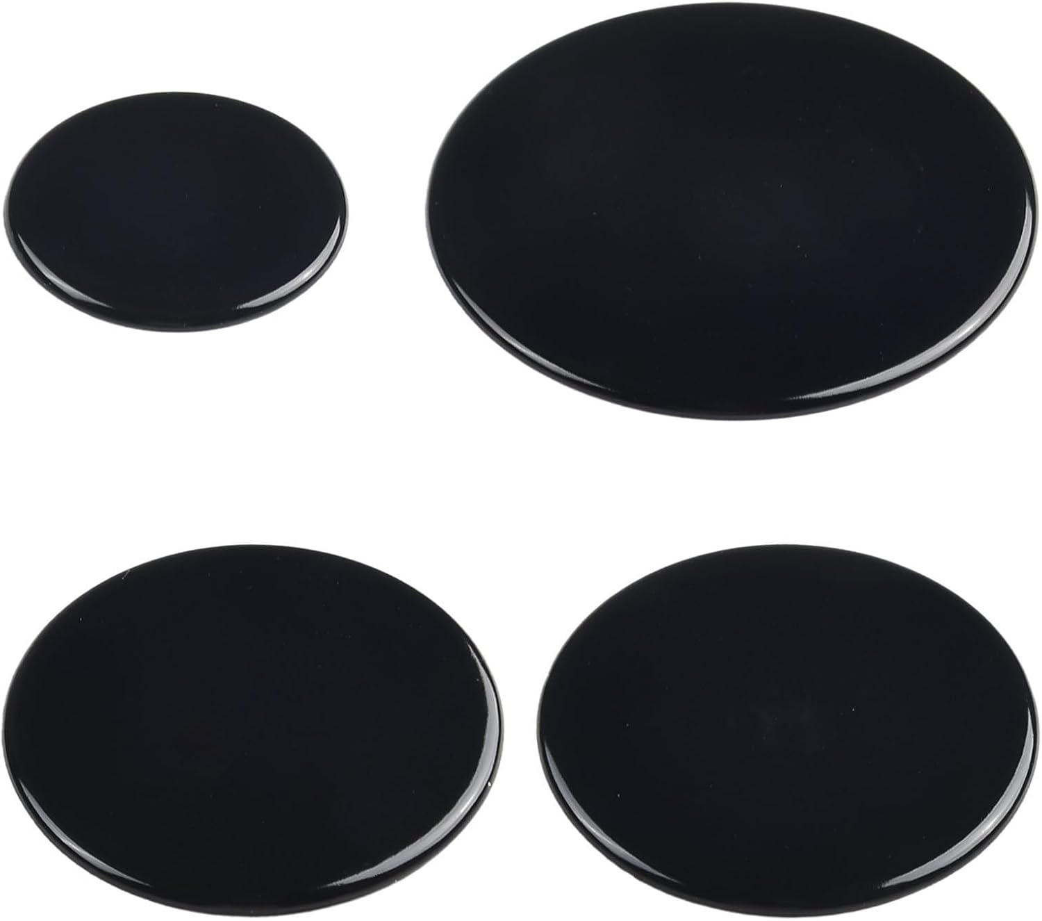 Gas Stove Burner Cap Replacement Kit, Stoves Protector Kitchen Cooker Accessories Cookware Stove Lid Set Gas Burner Crown Cap For Majority Of Cooker Burners(Flat)