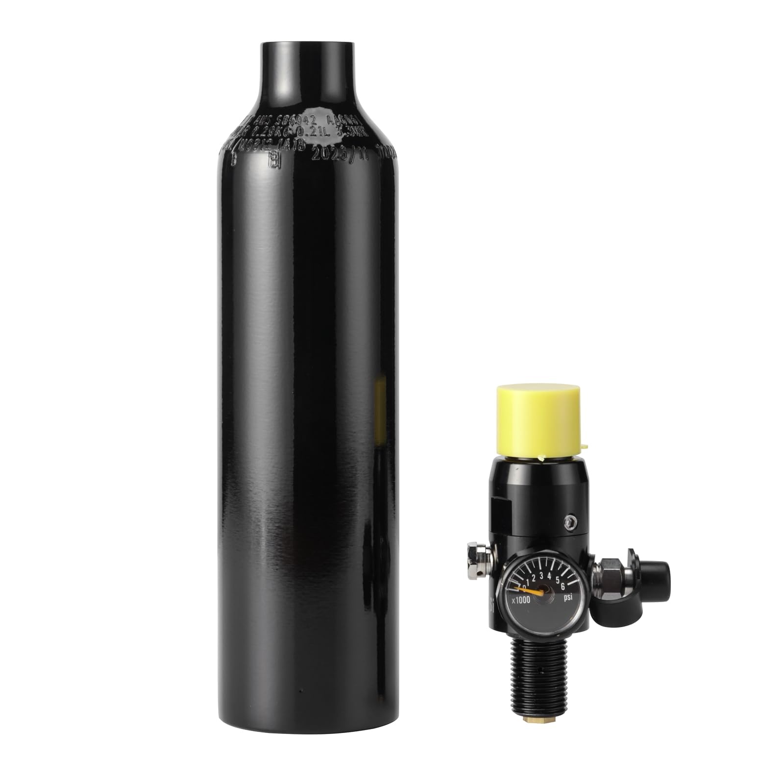 13ci 3000psi PCP Tank with 1100psi Output Regulator