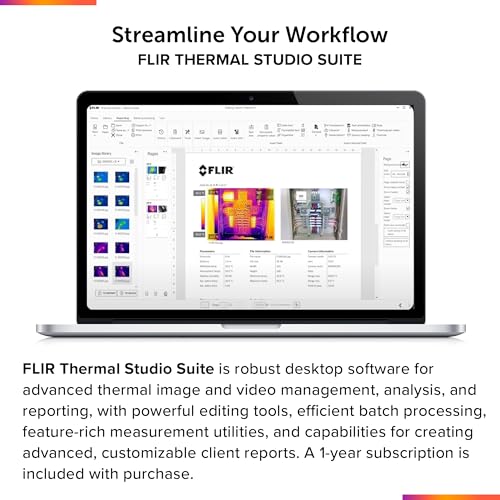 Image of FLIR Si1-LD Industrial Acoustic Imaging Camera for Detecting Compressed Air Leaks | Industrial, detect /locate /quantify leaks, on-camera cost analysis, MDLR 0.01 l /min at 2.5m, one-handed, WiFi