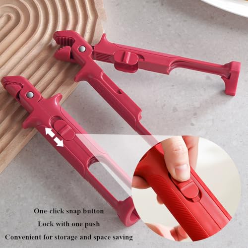 Mutifunctional Anti-Scald Dish Clip, Heat-Resistant Silicone Hot Bowl Gripper for Kitchen, Hot Dish Plate Gripper Clips & Steamer Tongs with Non-Slip Grip Cooking Tongs for Microwave, Oven & Stove - image 4