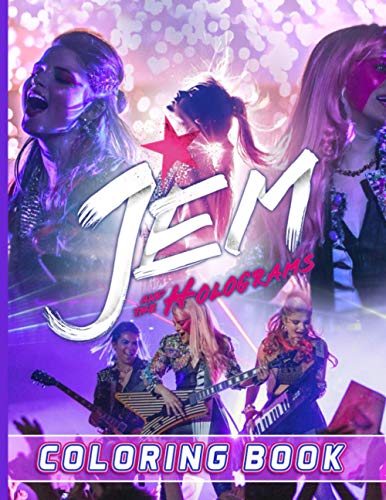  Jem And The Holograms Coloring Book: Anxiety Jem And The Holograms Coloring Books For Adults And Kids Unofficial
