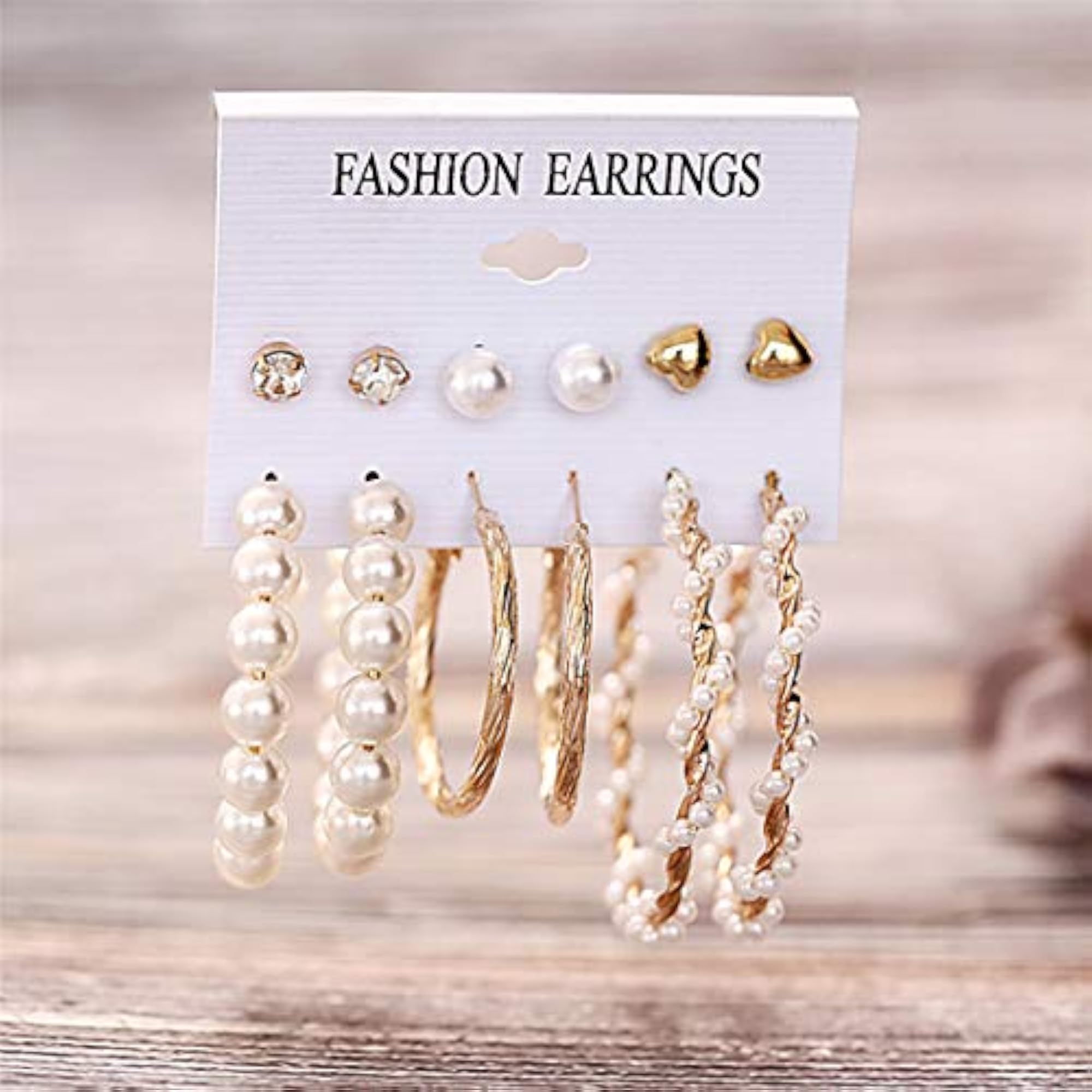 Plated Earrings Combo Set - Stylish and Elegant Jewelry