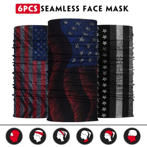 Image of Neck Gaiter for Men Women Headwear Bandana Head Wrap Face Scarf Mask Cover Warmer Balaclava-Seamless & Versatile