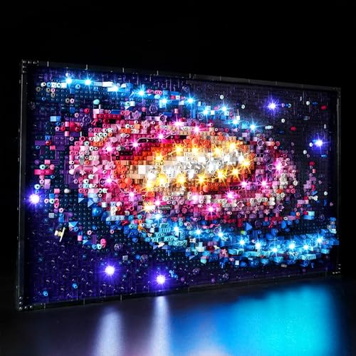 Kyglaring LED Lights for Lego The Milky Way Galaxy, Creative Light Kit Compatible with Lego 31212 (Lego Sets Not Included)
