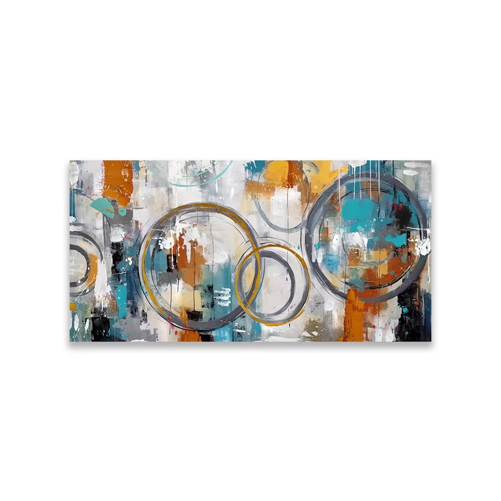 XIANGPEIFBH Abstract Wall Art Colorful Office Decor Abstract Painting Prints Poster Modern Minimalist Art Living Room Canvas Painting(70x140cm/28x55in/Unframed)