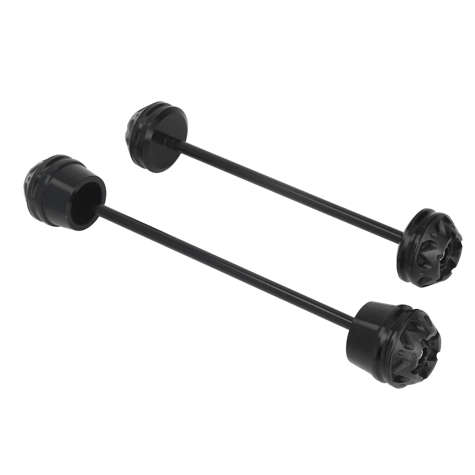 Dioche Eje Trasero MT-07 Caída de Rueda de Motocicleta de 2 Piezas para MT‑07 2014‑2016 y FZ‑07 2014‑2016 - Bolas Anticaída del Eje de Rueda Delantera y Trasera de Repuesto de Aleación de Aluminio