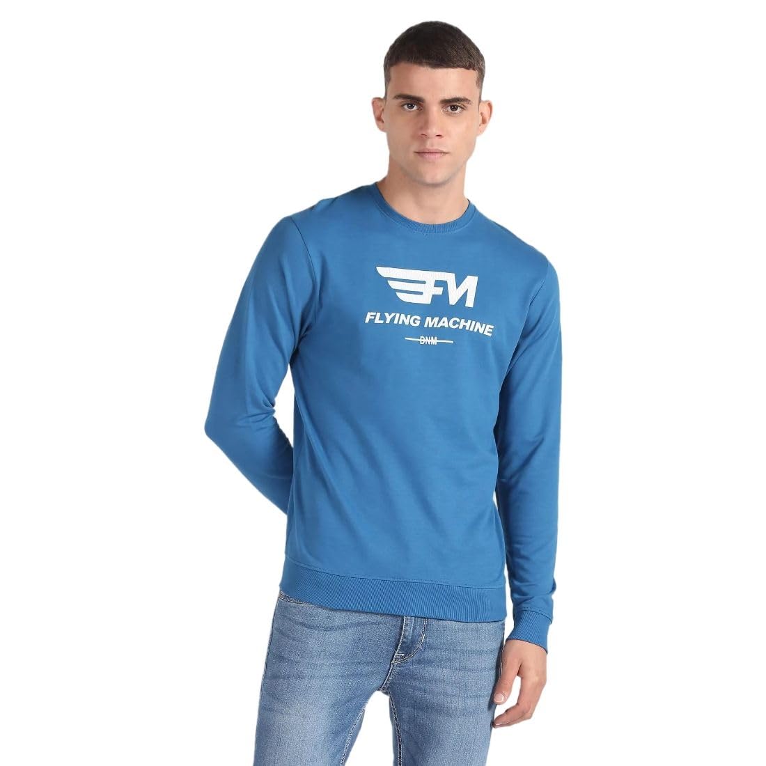 flying machine Men's Regular Fit Sweatshirt| Printed-picture-49