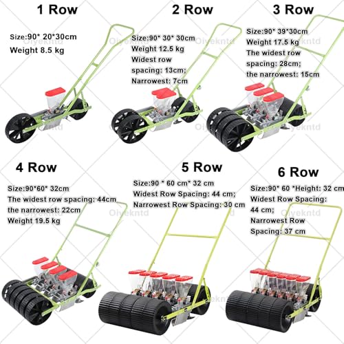 Garden Seeder Planter máquina sembradora manual para jardín miniatura 2