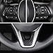 Carbon Fiber Color Car Steering Wheel Buttons Sequins Cover Trim Auto Interior Steering Wheel Accessories for Toyota Corolla 2020 2021 2022 2023 2024 Toyota RAV4 2019 2020 2021 2022 2023