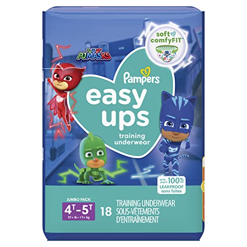 Pampers Training Pants - Easy Ups Boys & Girls Bluey - Size 4T-5T, 18 Count, Children's Potty Underwear (Packaging May Vary)