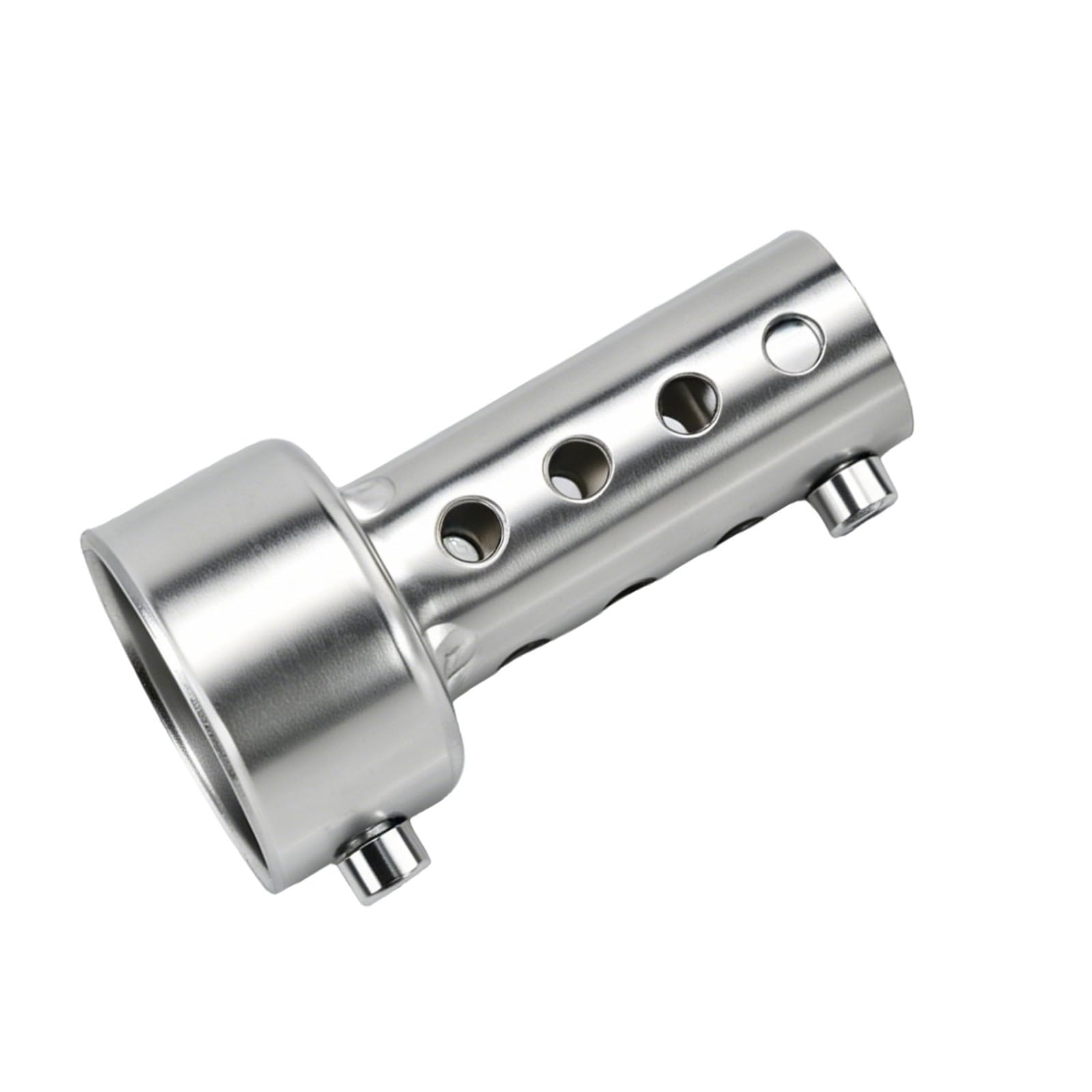 Silenziatore universale di scarico moto Baceyong, 42mm / 1.7inches; 45mm / 1.8inches; 48mm/1.9inch, argento