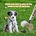 Andiker Dog Poop Scooper with Bag Attachment with 20Pcs Bag Refills, Pet Pooper Scooper with 13