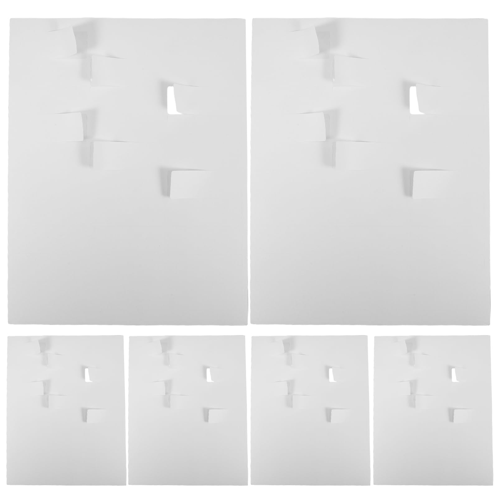 Angoily 100pièces Étiquettes Autocollantes Imprimables Pour Adresse Expédition Et Stockage Vierges Blanches Pour Enveloppes Et Dossiers Adaptées à Imprimante
