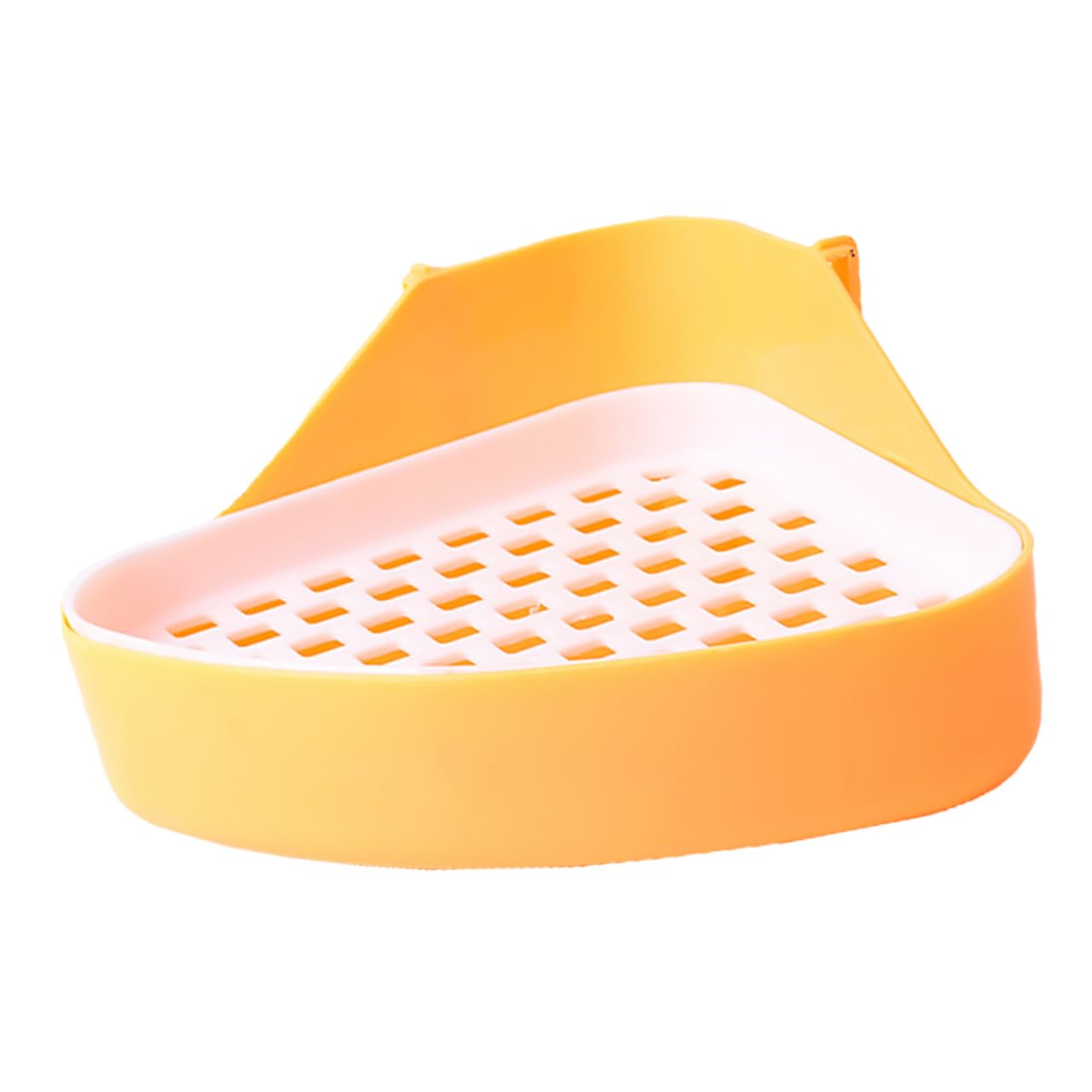 NOLITOY 1Pc Pet Toilet Tray Box for Indoor Use Portable Rabbit Potty Trainer with Wall Design for Easy Cleaning and for Small Pets and Outdoor Travel Color